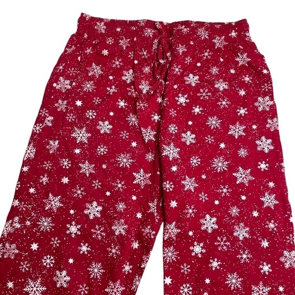 Macy’s Family PJs Pajamas Men's Merry Snowflake Mix It Family Set Medium New - Picture 9 of 12